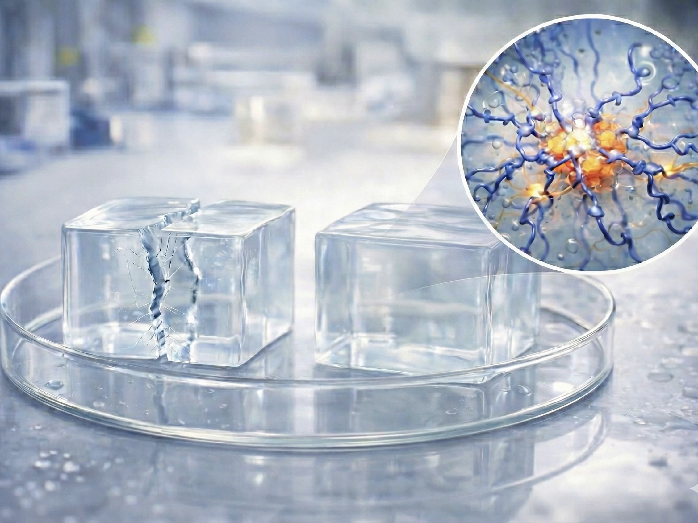 Selbstheilende Materialien im Neutronenlicht